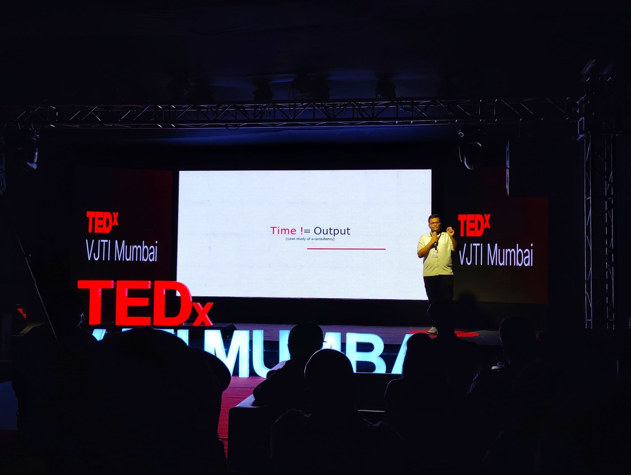 TEDxVJTI Stage Presentation